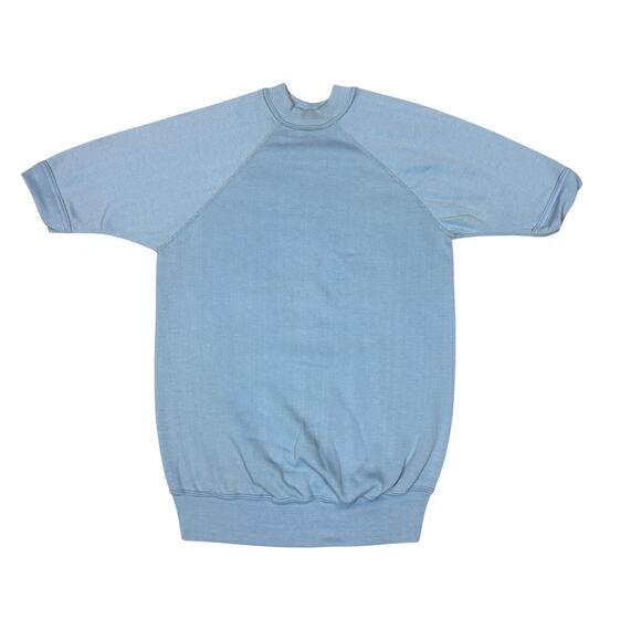 Vintage 70s Mayo Spruce Raglan Short Sleeve Sweatshirt Pullover Top Men's L - Picture 1 of 10